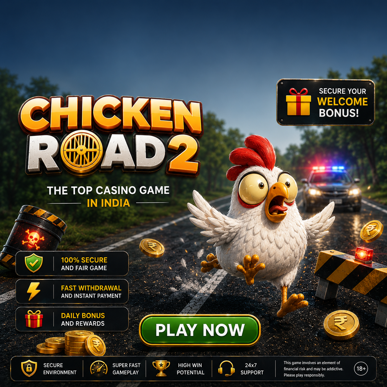 Get 100% Sports and Casino Bouns 